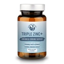 트리플 아연 Lozenges - Bioavailable 아연 글리세라이드, 아연 시트레이트, 아연 Aspartate의 3 형태 - 아연 Immune 지원 보충교재 Echinacea, Slippery Elm, OPC, 비타민 C, Sucanat 꿀
