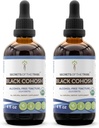 Tribe Black Cohosh USDA Organic의 비밀 | 알코올 프리 추출물, 고순도 허브 드롭 | 100 % 인증 유기농 블랙 Cohosh (Cimicifuga Racemosa) 건조 루트 2x4 온스