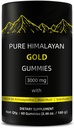 Pure Himalayan Gold Gummies | Ashwagandha, Gokshura Fulvic Acid 85 Micronutrients for Men, Women | 추가 설탕 | Non-GMO | 상자 당 천연 유기농 60 구미