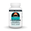 Source Naturals L-Tryptophan with Vitamin B-6 - 지원 무드, 휴식 및 수면 - 1000mg - 60 정제