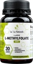 Lu'Lu Naturals L Methylfolate 15mg는 메틸 Folate, Folic 산, 5-mthf 30 Veggie 모자를 활성화했습니다