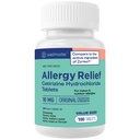 WELMATE - 알레르기 완화 - Cetirizine HCl 10 mg - 24 시간 항히스타민 - 비 Drowsy - Sneezing - Runny Nose - Itchy Eyes & Throat - 실내 및 실외 알레르기 완화 정제 - 100 정제