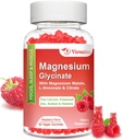 마그네슘 글리세린 Gummies 600 mg, 성인과 아이를 위한 마그네슘 Gummies, Relaxtion와 근육, 60의 나무 딸기 맛을 내는 Gummies를 위한 지원