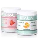 Kiala 영양 최고 녹색, 유기 녹색 분말, Spirulina & Chlorella Superfood 분말, 설탕 & 글루텐 자유로운 채식주의자, Spectra 혼합, 수박 & 열성 진창 2 팩