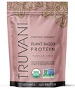 Truvani Vegan Pea Protein Powder | 바닐라 케일 | 20g 유기농 공장 기반 단백질 | 20 인분 | Keto | Gluten & Dairy Free | Low Carb | 추가 설탕 없음