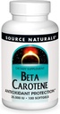 Source Naturals Beta Carotene 25000 iu 산화 방지제 보호 - 신체에 의해 비타민 A로 변환 - 100 Softgels