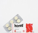 Kontil 6 정제 250 mg PYRANTEL PAMOATE 신속 하 고 쉽게 핀 웜 감염을 제거 | 성인과 어린이 |