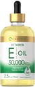 Carlyle Vitamin E Oil | 30,000 IU | 2.5 fl oz | Ingestible & Topical Grade | 피부의 습기를 공급 | 채식, 비 GMO, 글루텐 무료 보충