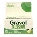 Upset Stomach와 Nausea, 20ct를 위한 Gravol Ginger 정제
