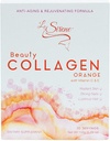 Orange Beauty Collagen (Marine), Type 1 - 비타민 C, E, CoQ10 및 Pre-Biotic's - 피부, 헤어 및 손톱을위한 프리미엄 안티 에이징 보충 분말 - 일본산