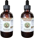하와이 Pharm Hawthorn 알코올 무료 액체 추출, Hawthorn (Crataegus Laevigata) 건조 잎과 꽃 글리세 라이트 자연 초본 보충 2x4 온스