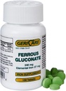 GeriCare 철 Gluconate 240mg 100 정제 각각 (6의 포장)