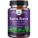 Kava Kava 뿌리 추출물 보충교재 1000mg - 균형 잡힌 계류를 위한 Kavalactone를 가진 빠른 임시 초본 지원 - 긴장 기복 & 더 나은 잠을 위한 고요한 Calming 캡슐 - 30의 서빙