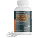 Bronson 마그네슘 Glycinate 200mg 높은 흡수 Chelated는 Stomach 비 GMO, 60 채식 캡슐에 넣었습니다