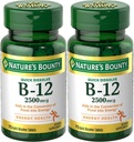자연 현상 비타민 B-12, 빠른 용해, 2500 mcg, 천연 체리 맛 75 ct (2 팩)