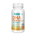 지금 음식 보충교재, DHA 아이 100 mg의 지원 뇌 건강*, 과일 풍미, 60 Chewable Softgels의 포장은 변화할지도 모릅니다