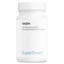 Supersmart - NADH 5mg / Day (Reduced Nicotinamide Adenine Dinucleotide) - NADH 보충 - 에너지 알약 | 비 GMO 및 글루텐 무료 - 60 지연 릴리즈 캡슐