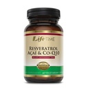 LIFETIME Resveratrol, Acai & CoQ10, Veg 모자 (Btl-Glass) | 60ct