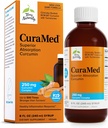 Terry Naturally CuraMed Syrup - 두뇌 및 면역 건강 지원 보충교재 - 심황 정유를 가진 Curcumin 흡수 공식 - 글루텐 자유로운 & Vegan 보충교재 - 8개 fl oz