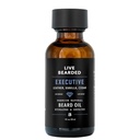 라이브 Bearded Beard Oil, 1 fl oz - 프리미엄 All-Natural Jojoba - 미국에서 만든 - 헤어 및 스킨 케어 남자를위한 드라이, Flaky Patches | Executive Scent - Cedar, 바닐라