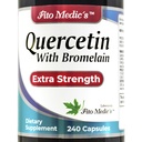 FITO MEDIC'S Lab | 브로메라인 콰르세틴 | 240 캡슐 | quercetin | 브로메라인 보충 | quercetin 보충제 | 초고 흡수 | 브로메라인.