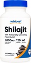 Nutricost Shilajit 캡슐 (포장 당 1,000 mg) (120 캡슐) - Naturally Occuring Fulvic 산, 60 인분, 글루텐 무료, 비 GMO, Vegan Friendly Dietary Supplement와 Shilajit 추출물