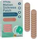 40PCS 모션 슬라이스 패치, 크루즈에 대한 안티 Nausea 바다 슬라이스 패치, 자동차 및 보트 타기, 배, 크루즈 및 비행기 및 운송의 다른 형태 - 성인과 아이 (40PCS)