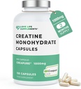 사랑 생활은 Creapure® Creatine Monohydrate, 캡슐 당 150의 캡슐, 1개 그램 (분말 또는 정제 아닙니다), 근육 건물, 힘 & 힘 산출을 위한 30-50의 서빙, 3rd 당 시험된 보충을 보충합니다