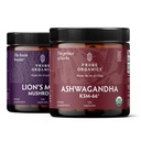 TRIBE ORGANICS NOOTROPIC Duo - KSM66 Ashwagandha + Organic Lion's Mane - Beyond Focus, Mind Awareness 및 마음 건강