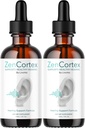 LIVORKA ZenCortex Drops, 귀 건강을위한 액체 보충, 60 일 동안 2 병 지원 - 2 팩