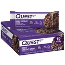퀘스트 영양 더블 초콜릿 Chunk Protein Bar, 20g Protein Bar, 1g Sugar, 4g Net Carb, Gluten Free, Keto Friendly, 12 카운트