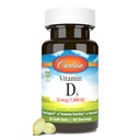 Carlson - 비타민 D3, 1000 IU (25 mcg), 뼈 건강, 근육 건강, Cholecalciferol, 비타민 D 보충교재, 비타민 D3 연약한 젤, 60 Softgels
