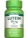 자연의 진실 루틴과 Zeaxanthin | 20 mg | 39 Softgels | Bilberry | Non-GMO & 글루텐 무료 보충