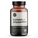 유기 Astaxanthin 12mg 더하기 심황 1500mg의 까만 고추 추출물, 높은 흡수, 눈, 심장, 피부, 합동, Vegan, 글루텐 자유로운, 비 GMO, 두 배 산화 방지제, 심황 Curcumin 보충교재, 30 일