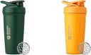 BlenderBottle 24Ounce 스테인레스 스틸 셰이커 컵 번들 와이어 위스키 - 숲과 망고