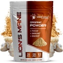 WELLNESS LABSRX 사자 Mane 분말, 버섯 보충 - 2000mg - 사자 Mane 보충 - 사자 Mane 버섯 분말 두뇌는 기억과 초점, 면역 지원 및 건강을 위해 보충합니다 - 120의 서빙
