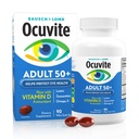 Ocuvite 50 + 눈 비타민 & 무기물 보충교재, Omega-3, 아연, 비타민 C & E, Lutein & Zeaxanthin를 가진 시각 & Ocular 건강을 위한 Multivitamin, 여성과 남자를 위한 아연 보충교재, 90 Softgels