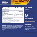 비타민 D Glucosamine Chondroitin 합동 건강 보충교재, 입히는 정제, 80 조사 (2의 포장)를 가진 Osteo Bi-Flex 세겹 힘 (5)