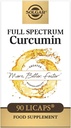 Solgar Full Spectrum Curcumin - 90 LiCaps - 뛰어난 흡수 - 두뇌, 관절 및 면역 건강 - 비 GMO, Vegan, Gluten Free, Dairy Free - 90 서빙