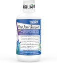 Vital 지구 액체 합동 지원 보충교재 – 글루코사민, Chondroitin, Hyaluronic 산, Boswellia & Fulvic 산 (70+ 추적 무기물), 32 Oz + 1 Oz 컵 플러스 MSM