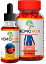 HEMOKIN 캡슐 & SPF HEMOKIN 떨어짐 Sangre de Drago | Hemorrhoid, Fissure & Wound Relief | 가려움증, 붓기, 통증 | 소화 건강 및 치유 지원 | 60 Cap + 2 Oz