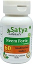 Neem Forte 캡슐 500 mg. 60 Veg. 캡슐 | Neem (Azadirachta Indica) 남성과 여성에 대 한 캡슐을 추출 | Ayurvedic 초본 보충/약 (1 병 60 캡슐)