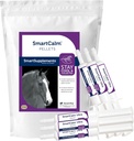 SmartEquine SmartCalm 펠릿 & SmartCalm 울트라 페이스트 6 튜브 번들, 말 컬링 보충 | 추가 설탕 또는 허브, 다이어트 보충 보충