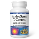 Natural Factors, AndroSense T-Correct, 우유 이틀, 심황 및 리코펜, 60 캡슐 (30 인분)과 남성 호르몬 대사 지원