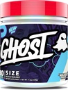 GHOST Size V3 Muscle Builder Dietary Supplement - Natty, 30 서빙 - 남성 및 여성을위한 지원 근육 성장 및 힘 빌딩 - 크레아틴 & 베타인 - 설탕 및 글루텐의 무료