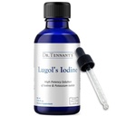 Tennant's Liquid Iodine Drops 2 Fl Oz | 칼륨이 함유 된 Lugol의 솔루션 | Thyroid Function, Hormonal Balance 및 면역