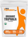 BulkSupplements.com 유기 Triphala 분말 - Haritaki 분말, Ayurvedic 보충 - Gluten 무료, 서빙 당 960mg, 100g (3.5 oz) (팩 1)