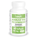 Supersmart Annatto Tocotrienols 하루 100mg (DeltaGold Vitamin E) - Tocotrienols 보충 | 비 GMO 및 글루텐 무료 - 60 Softgels