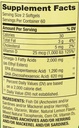 봄 밸리 오메가 3 물고기 기름 최대 배려 2000mg 레몬 120 Softgels