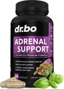 Adrenal 지원 Cortisol 매니저 보충교재 - 자연적인 Adaptogen Ashwagandha Holy Basil Rhodiola L Tyrosine Complex 피로 Cortisol 건강 - 60 알약을 가진 여자 & 남자를 위한 Adrenal 피로 보충교재